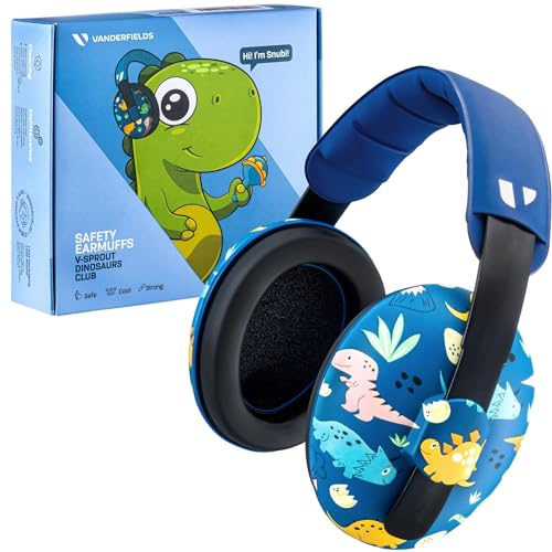 Image of Vanderfields - Hearing Protection Ear Muffs - Over 33 dB (2K Hz) Broad Noise Cancelling Sound Reduction - Baby and Toddlers