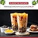 Fanale Premium Flavoring Concentrated Syrup for Bubble Tea 12 oz | Hand Crafted Brown Sugar Syrup | for Boba Tea, Smoothies, Slushes, Desserts | 12oz | SRP370-SP340