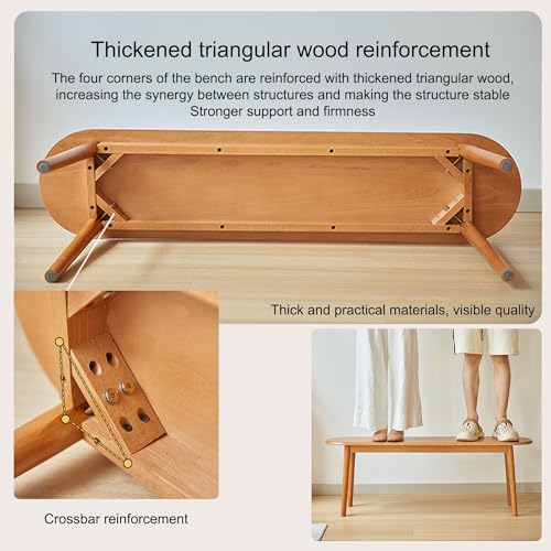 Banco de madera para el extremo de la cama en tu dormitorio 5