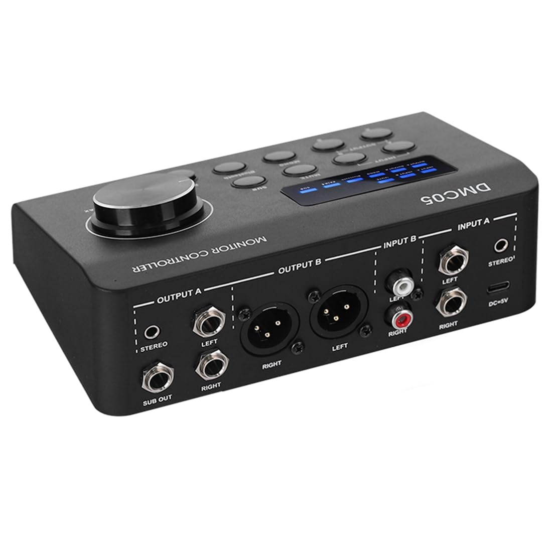 Controlador de Monitores de Estudio Controlador Bluetooth Controlador para Escuchar y Grabar
