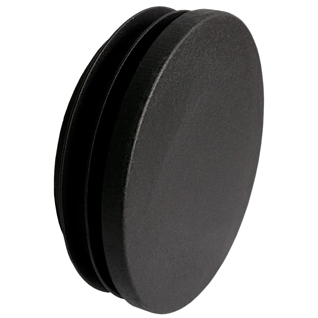 TIBU Tapones de láminas redondos, tapones para tubos, tapas para los extremos, tapas deslizantes en todos los tamaños, 50 unidades, tubo redondo Ø 70 x 2 mm