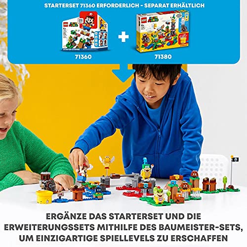 LEGO 71380 Super Mario Baumeister-Set für eigene Abenteuer, Erweiterungsset, baubares Spiel – Bild 3