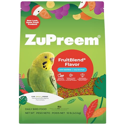 ZuPreem FruitBlend Bird Feed Pellets, 10 lbs