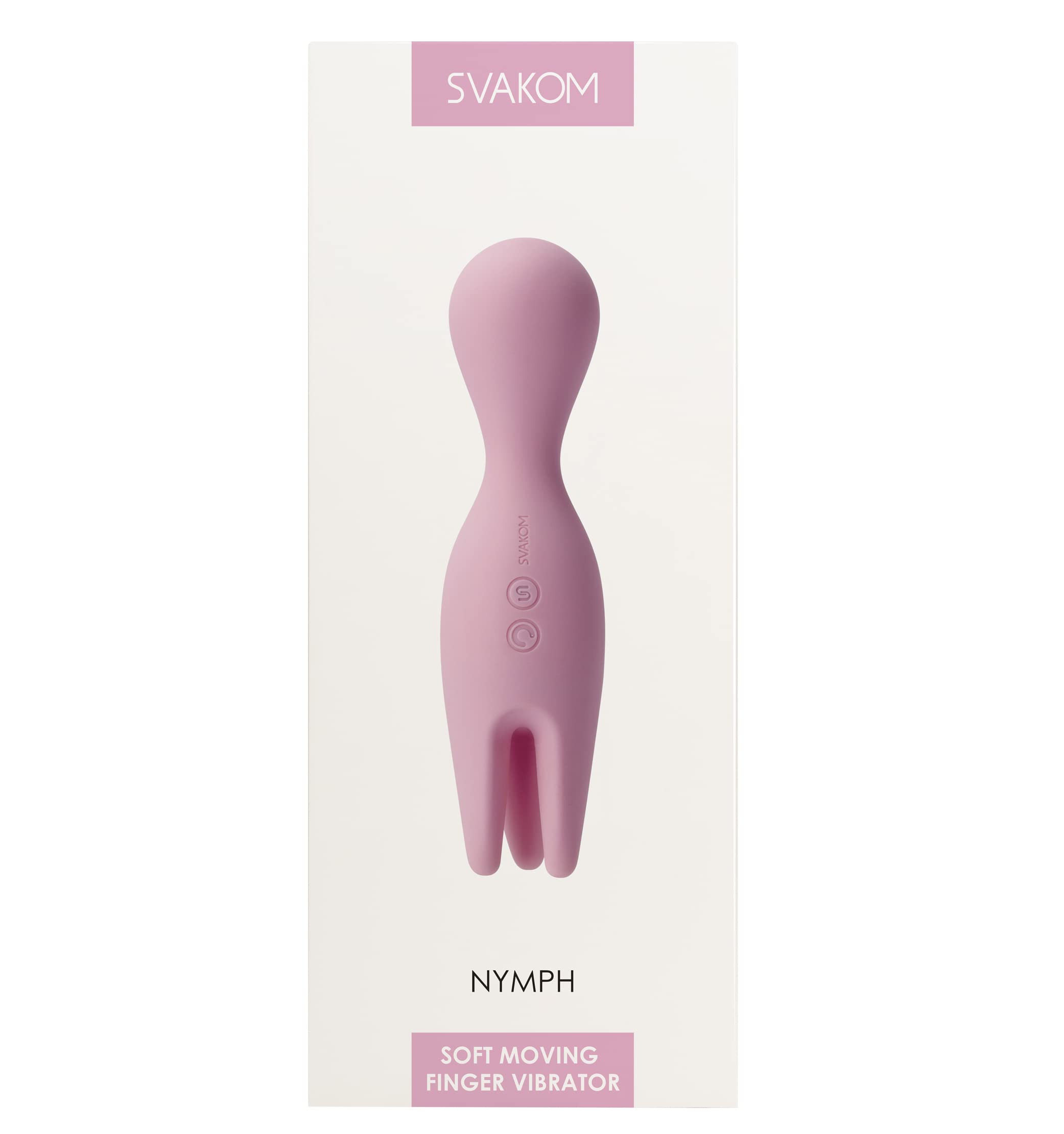 Svakom Nymph Vibrator Clitoridien et Point G Rose Ø 4 x 15,5 cm