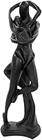 DreamsEden Romantic Dancing Couple Sculpture - Passionate Embrace Kiss Abstract Statue for Anniversary Wedding Home Decor