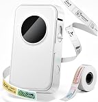 Phomemo Label Maker Machine with Tape, D35 Wireless Bluetooth Labels Maker Portable Mini Label Printer, Easy to Use with Smartphone Small Sticker Labeler Multiple Templates for Home Office organizing