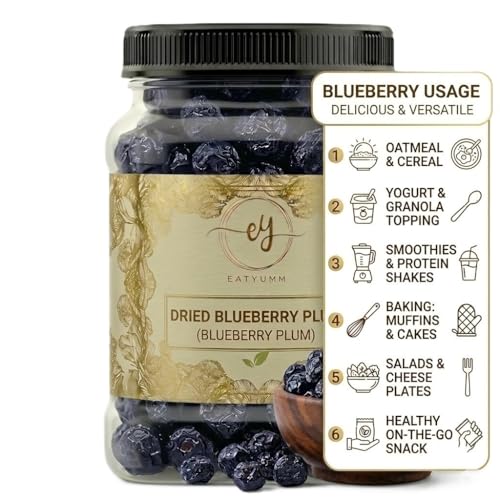 Image of EATYUMM Dried Blueberry Plum, Dried Mix, Natural Dried Fruits, Sweet & Juicy Berries, Rich in Antioxidants, Healthy Snack for Kids & Adults (100grams)