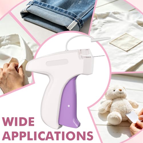 Image of Stitch Gun for Clothes, Tagging Gun, Quick Clothing Fixer, 10 Color | 5000 Fasteners, 0.04 inch Fine Needle, 6 Needles, Portable, Handheld, Compact, Lightweight, Easy to Use, Versatility, Durable