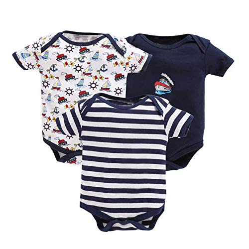EIO100% Cotton Sleep Suit/Onesies/Rompers/Jumpsuit for New Born Boys and Girls Combo Pack