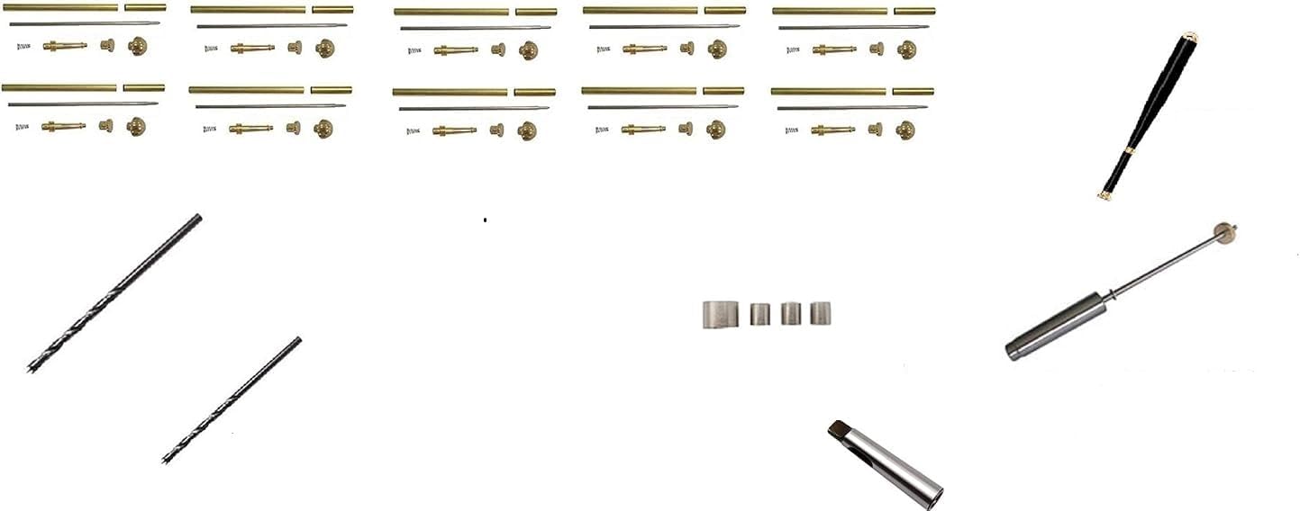 Baseball Bat Turning Kit for Morse Taper 2 or Morse Taper 1 Lathes