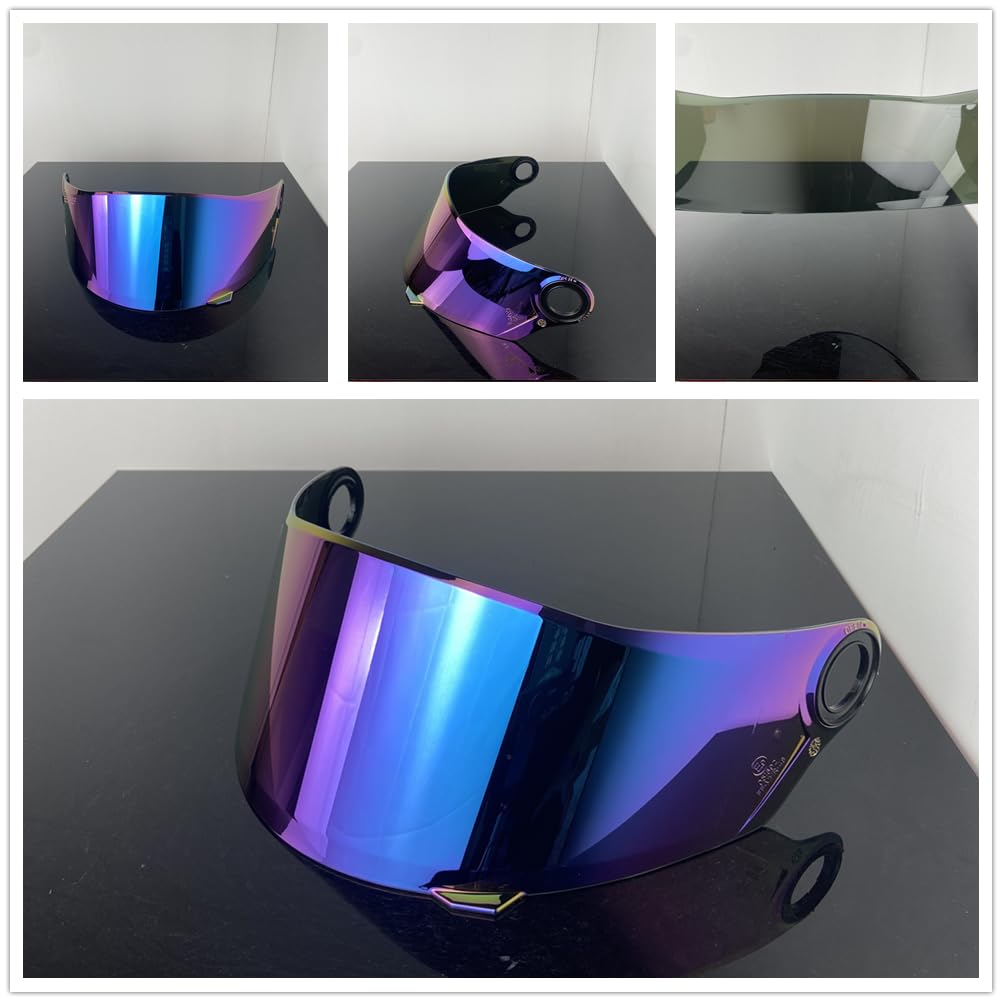 C70 Motorcycle Helmet Visor Uv Protection Helmet Shield (Purple)