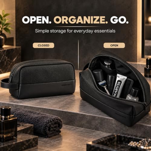 Handcuffs Toiletry Bag, Black, 1 Count - Image 4