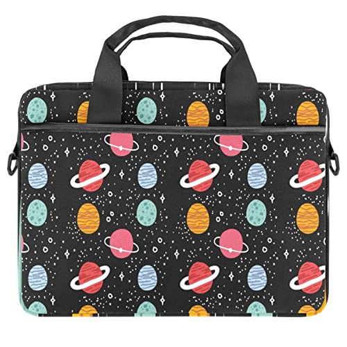 Sac à bandoulière pour ordinateur portable 13-14 pouces housse espace galaxie pour étudiant
