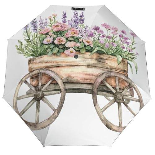 Chariot de jardin en bois pour embellir vos pique-niques