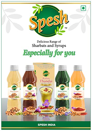 Image of SPESH Jazzy JeerRefreshing Drinka Sharbat 700 ML | Premium Instant Refreshing Drink | Ready to Mix With Water, Milk, Ice Creams, Faloodas, Mock Tails, Desserts & Sweets