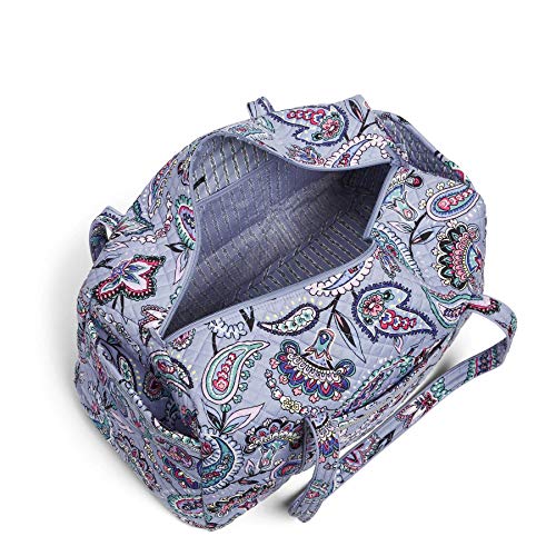 Vera Bradley Women's Signature Cotton Large Travel Duffel Bag, Makani Paisley, One Size