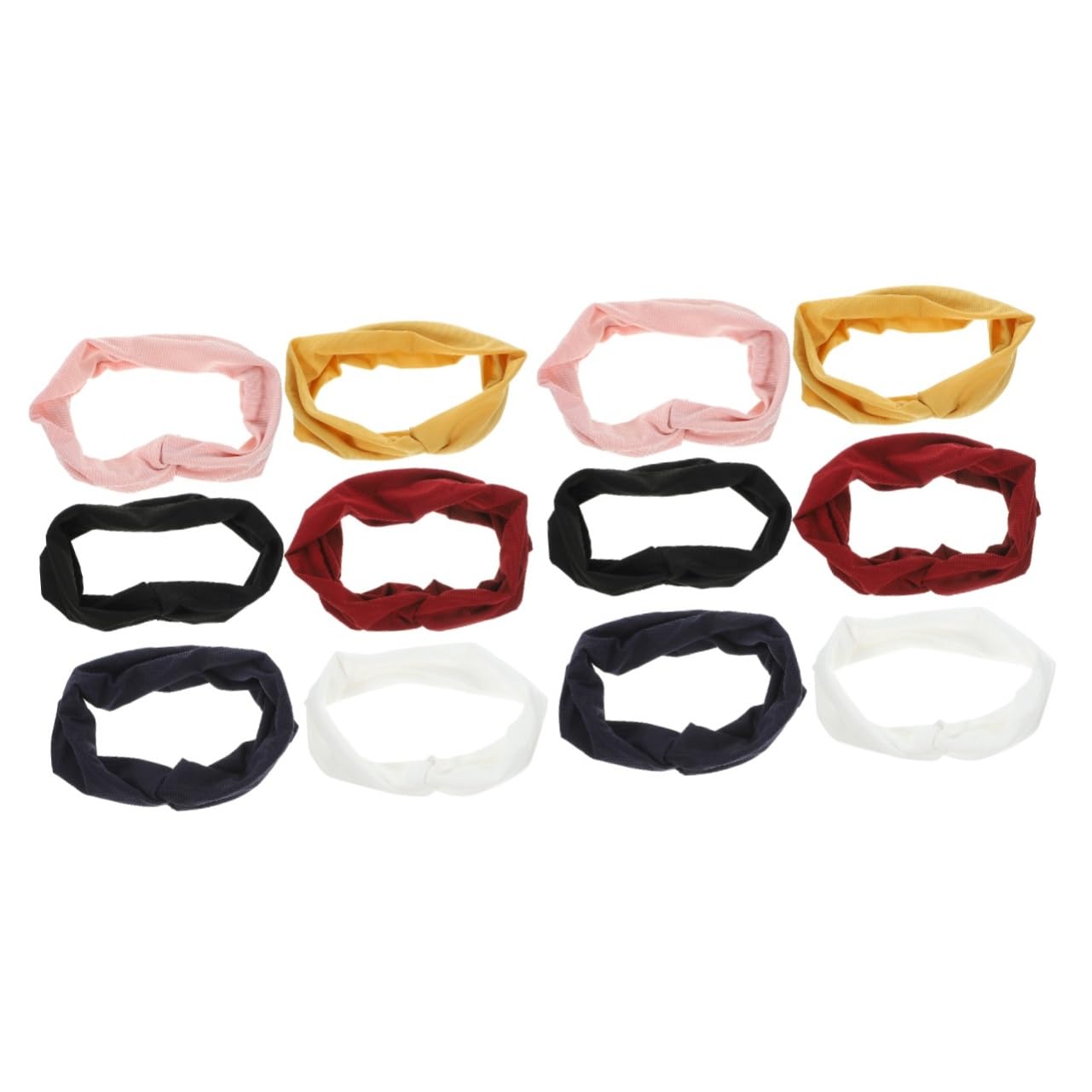 MAGICLULU 2 Set Di Fasce Larghe Ed Elastiche Per Donne Fascia Per Da Yoga Fascia Con Nodo Per Donne Per Da Allenamento Accessori Decorativi Per 6 Pezzi*2