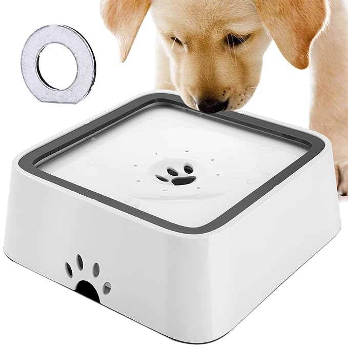 See full amazon price history chart for ITUSHA Dog Water Bowl Non Spill, 70oz/2L Large Pet Water Bowl with Filter, Slow Water Feeder Vehicle Carried Splash Free for Dogs Cats Pets, Floating Disk, (Grey) ITUSHA Dog Water Bowl Non Spill, 70oz/2L Large Pet Water Bowl with Filter, Slow Water Feeder Vehicle Carried Splash Free for Dogs Cats Pets, Floating Disk, (Grey) (B0CTJS35LJ) Amazon Price History, Amazon Price Tracker