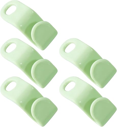 Zerlibeaful Bolsas grandes para almacenamiento ganchos de enlace de color ganchos para latas ganchos superpuestos enlace sólido herramientas para