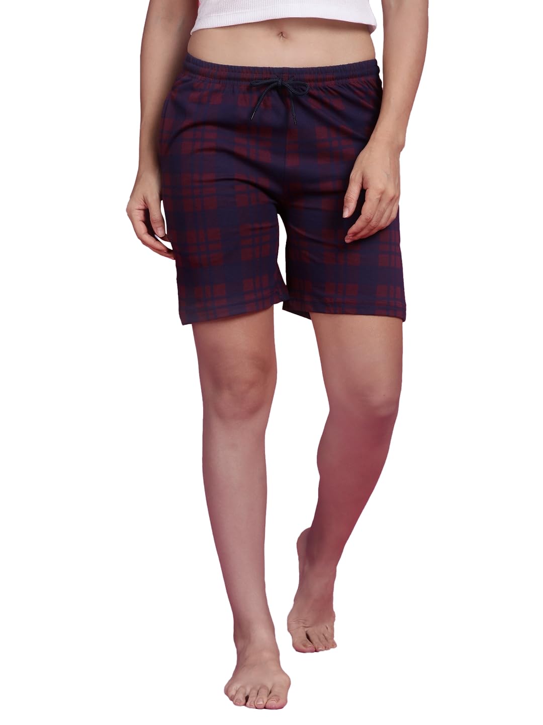 Womens Mid Rise Lounge Shorts.-image-40