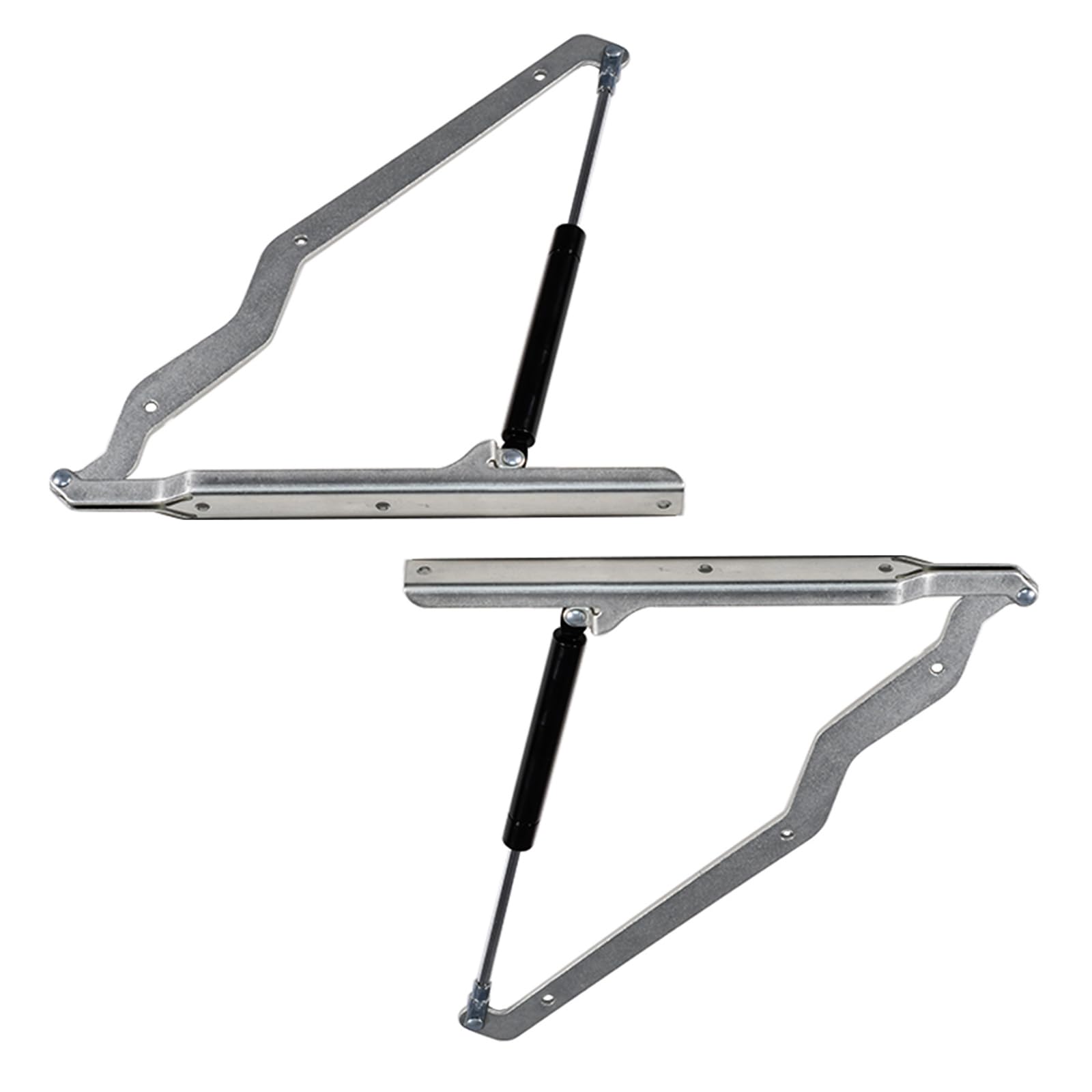 2xHydraulische Kolben-Gasdruckfeder 200N Hydraulikkolben Scharnier Deckel Schließen Halterung Ersatz Kompatibel mit Keter Store It Out Premier XL Grande Store Jumbo Mülltonnenbox Scharnier