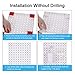 74 Pieces Pegboard Organizer Kits Wall Mount Display Pegboard Wall Panel Kits Include Pegboard Hooks Accessories Storage Shelves and Pegboard Bins for Kitchen Living Room Bathroom Office (White)