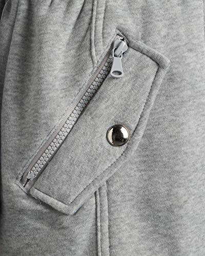 Urban Republic Girls Fleece Fur Hooded Jackett (Little Kids/Big Kids) Heather Grey 10/12 - Thumbnail 7