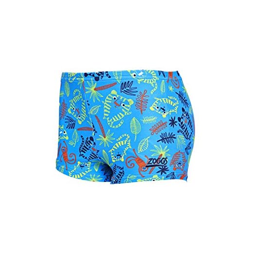 Zoggs pojkar tiger party hip racer badbyxor Blau/Mehrfarbig EU/DE 116 (6 jahre)