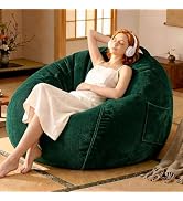 Amazon.co.jp: Lovikon ビーズクッション 特大 120*100cm 一人掛け