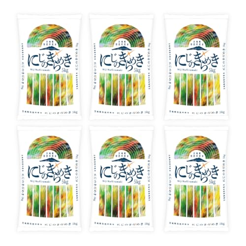 [定期便 3ヶ月] 茨城県 筑西市産 にじのきらめき 10kg (障がい者アート パッケージ) (5kg × 2袋) 令和7年産 新米 精米 米 お米 コメ 白米 [CH024ci]