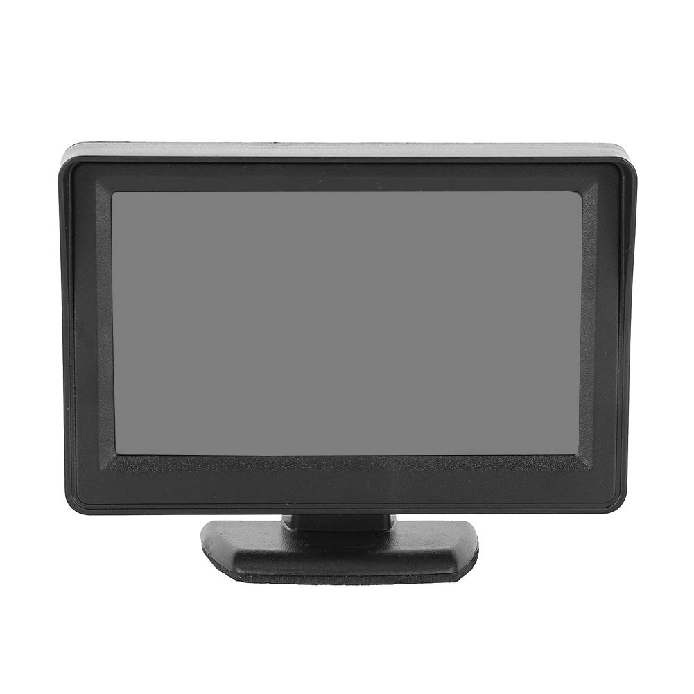 Moniteur LCD de voiture DC 9V-35V 3W 4.3in Ultra-mince 2 voies entrée AV moniteur de voiture écran LCD pour caméra de recul