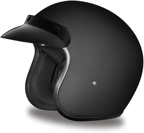 Daytona Helmets Casco de motocicleta de cara abierta 34 - Aprobado por DOT