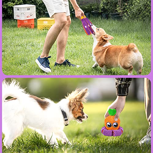 FWLWTWSS Interaktives Hundespielzeug Intelligenz, 2-in-1 Octopus & Karotte Intelligenzspielzeug für Hunde Schnüffelspielzeug Hund, Hundespielzeug Unzerstörbar Für Große/Kleine Hunde