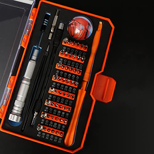 Kit destornilladores 66 en 1 color naranja miniatura 2