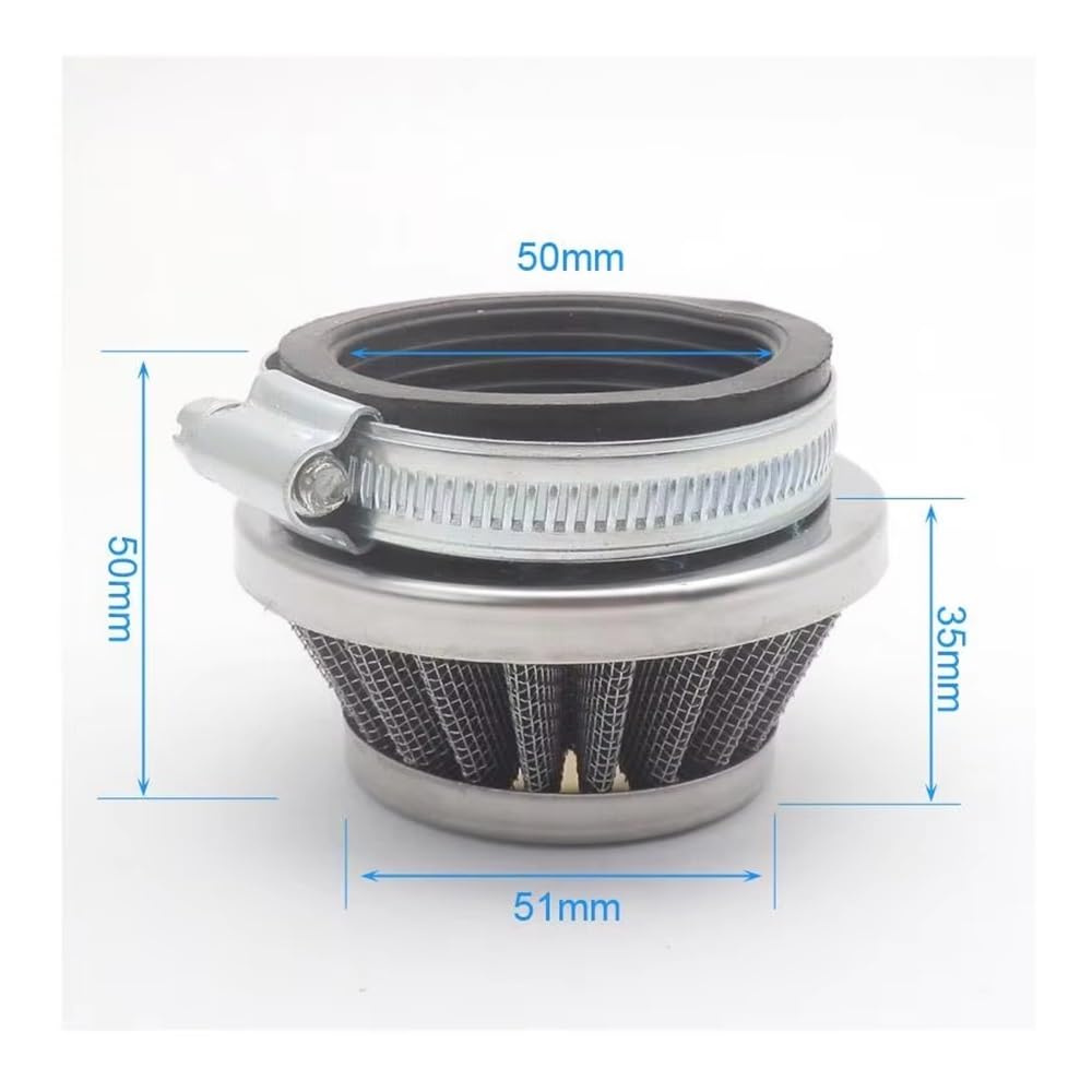 Filtro Aria per Moto 50mm 48mm 45mm 42mm 40mm 38mm 35mm 32mm Dirt Motor Bike Quad