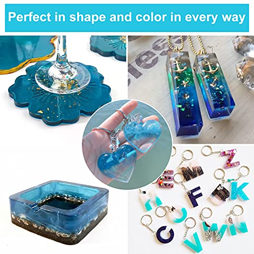 Kristalheldere epoxyhars & verharderset 500 ml, epoxy resin 2 delige zelfnivellerende giethars startset voor beginners voor gieten en coaten, kunst, ambachtelijke decoratie - Afbeelding 5