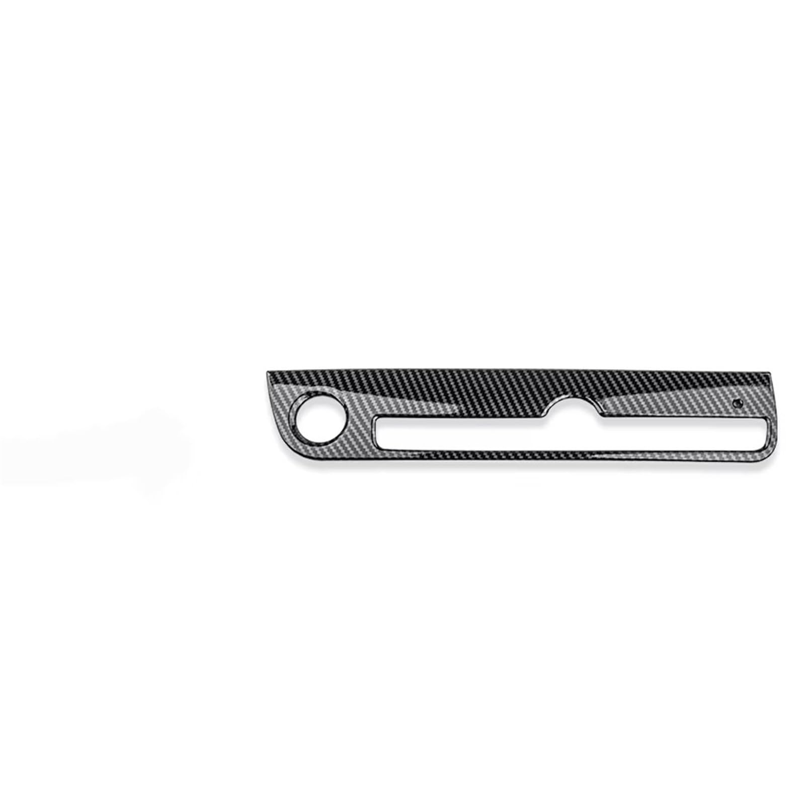 Button Trim Compatible with Hyundai for Elantra CN7/CN7 N One-piece Car Start/Stop Carbon Fiber Textured Button Cover(LHD for Carbon Fiber)