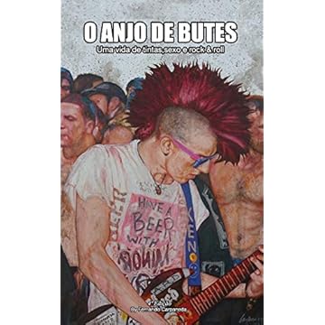 Capa do livro O Anjo de Butes: Uma vida de tintas, sexo e rock'n'roll