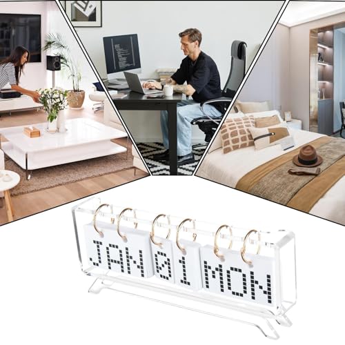 Comptoir transparent et calendrier de bureau réversible anti-oubli - 6
