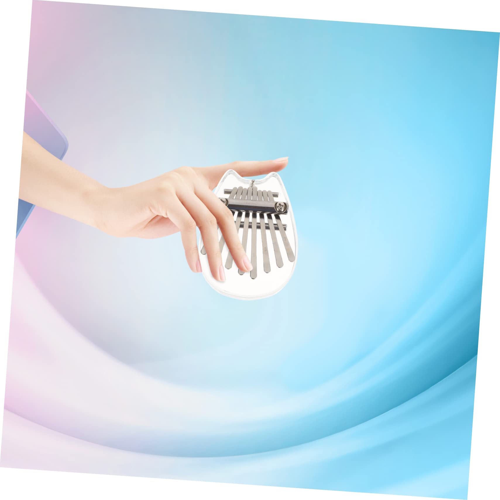 Abaodam 3 Set Kalimba a 8 toni strumento musicale speaker portatile pianoforte a dita mbira pianoforte a pollice portatile strumenti musicali pianoforte a otto tasti calimba portatile