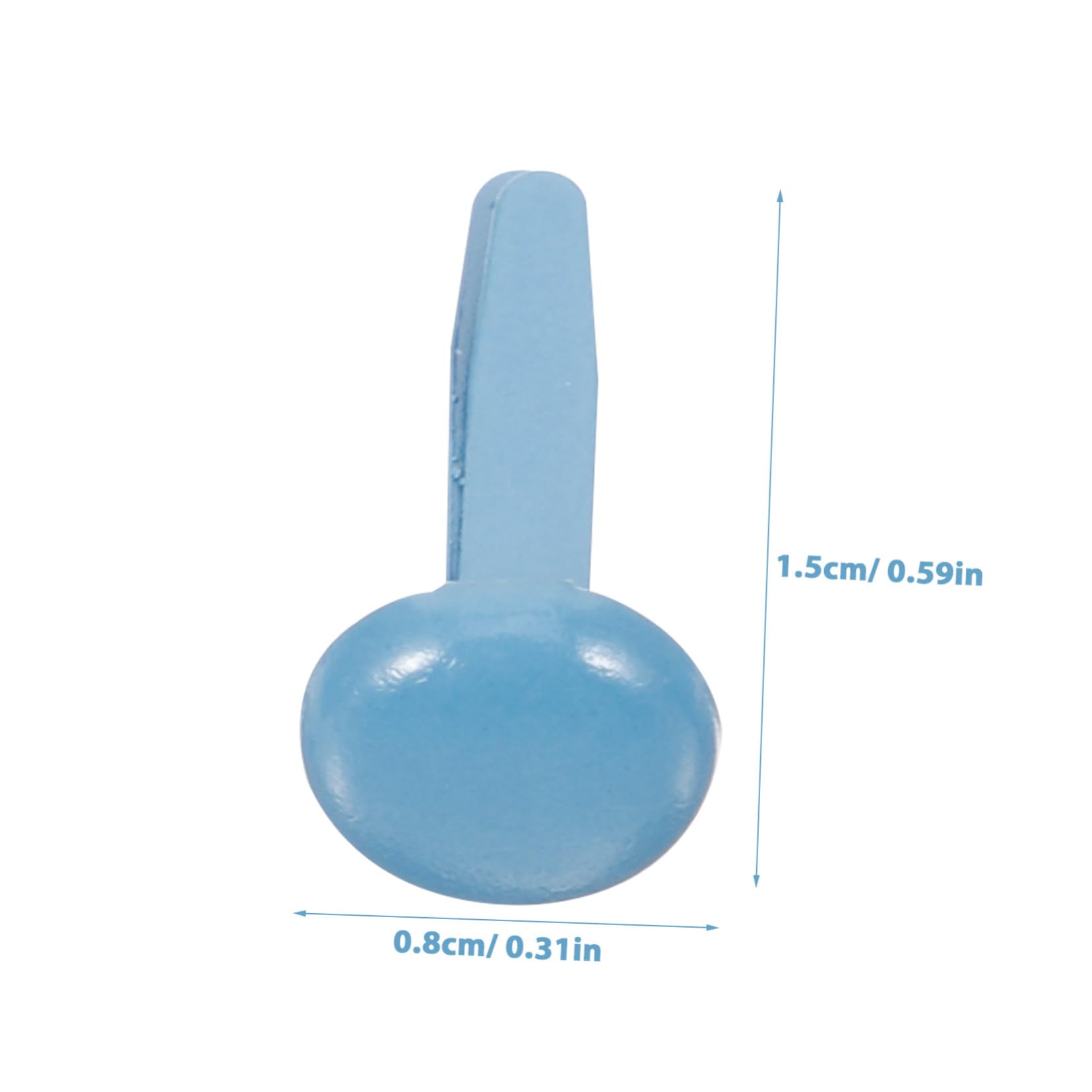 Beatifufu Handmade Brads Craft Supplies 200pcs Iron Straight Pins for Scrapbooking