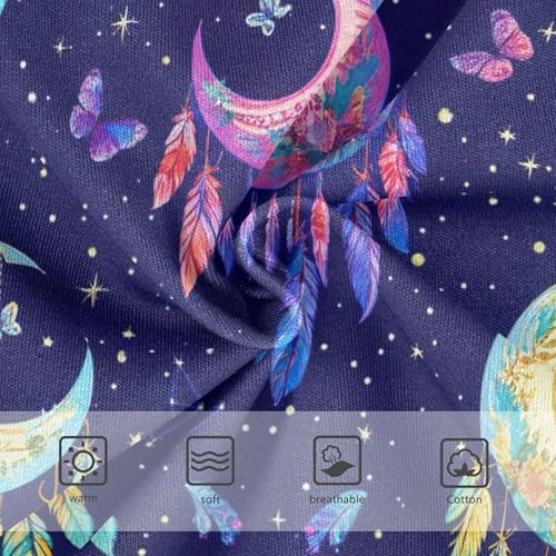 Cotton Toddler Underwear Floral Moons Feathers Butterflies Dark Panties for Girl Fun Print Briefs Girls Undies 2t3