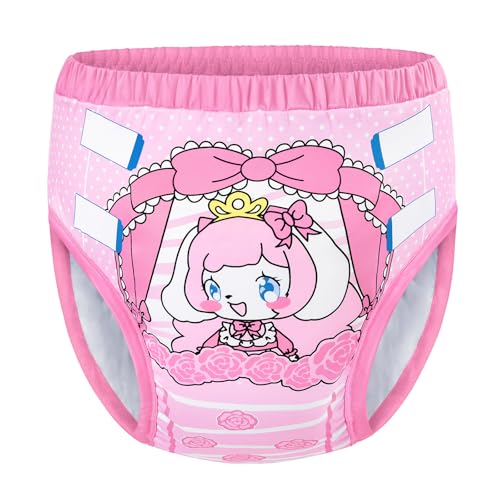 Image of Littleforbig Soft Silky Underwear Comfortable Washable Reusable Adult Training Pants - Little Beauty Pink S