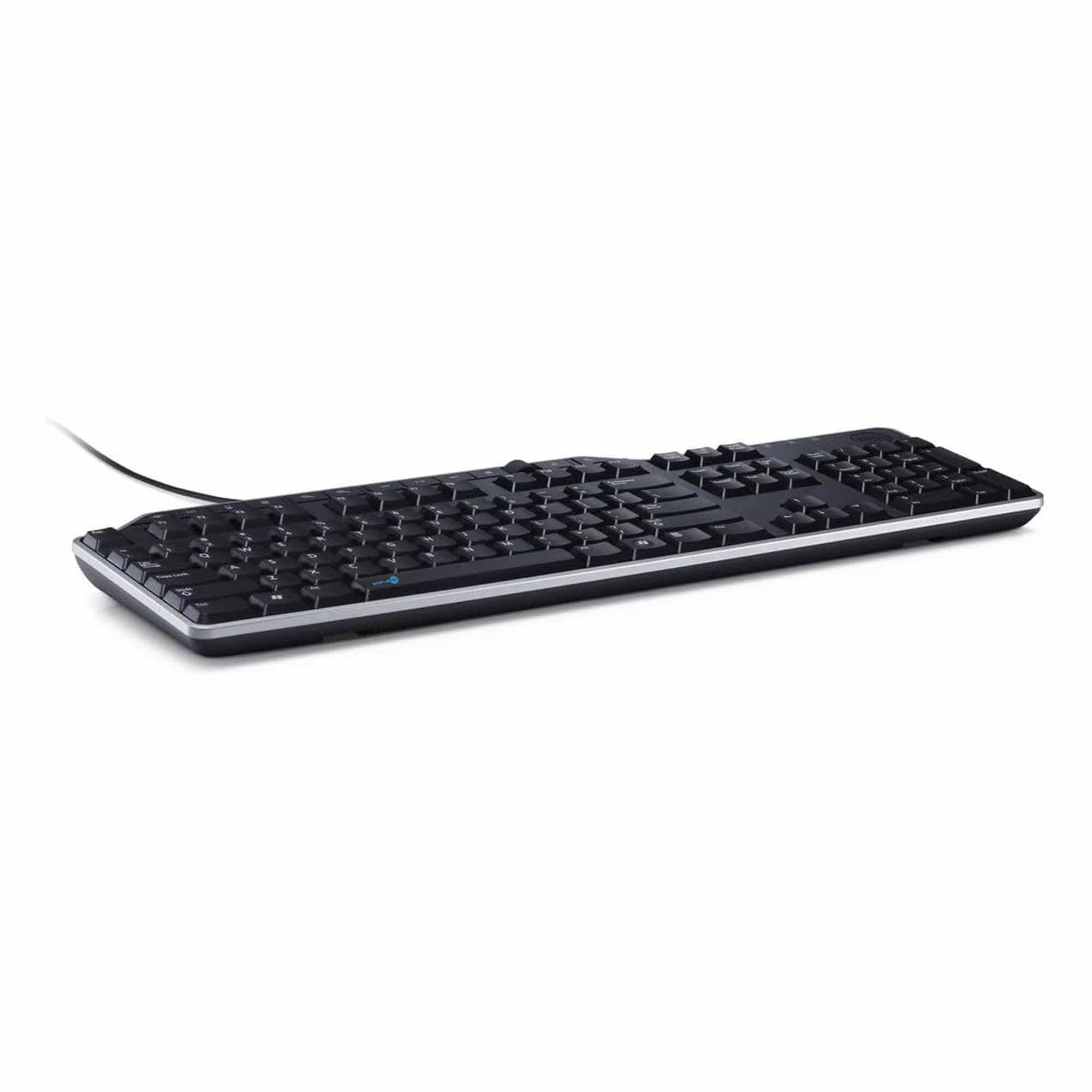 SIMPLETEK - Tastiera cablata USB - layout tedesco QWERTZ - 104 Tasti | per PC Desktop e Notebook | Poggiapolsi integrato