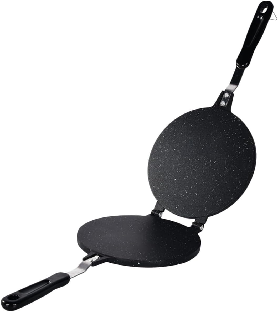 Non-Stick Egg Roll Maker Ice Cream Cone Baking Tray Double-Sided Cooking Pan for Waffles and Omelets Creative Baking Tool for Home Use