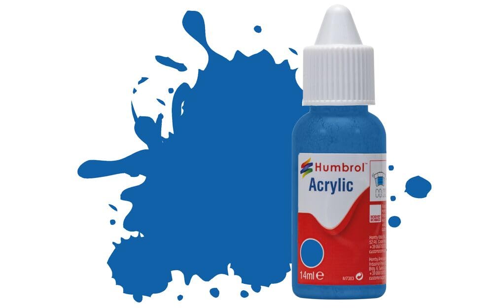 Humbrol Blue Baltic Metallic Acrylic Paint Dropper (52)  : 14Ml