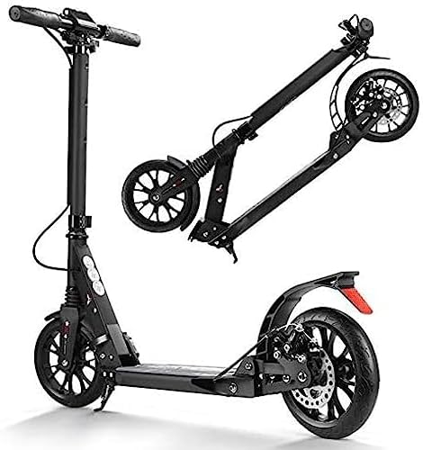 Scooter City Scooter Adulto Liga De Alumínio 2 Rodas Dobrável Dup...