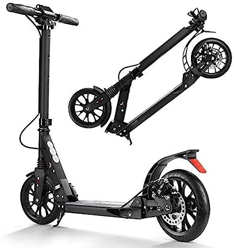 Scooter City Scooter Adulto Liga De Alumínio 2 Rodas Dobrável Dup...