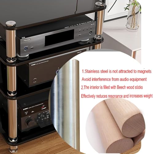 Estante para altavoces y audio que soluciona la falta de espacio en casa 6