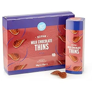 Amazon merk – Happy Belly – Belgische melkchocoladechips 4 x 125 g